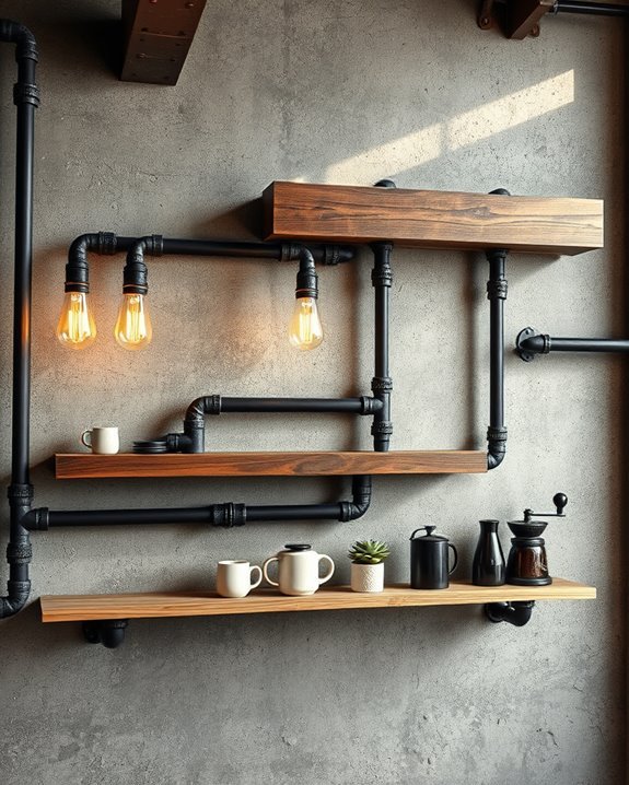urban industrial chic accents