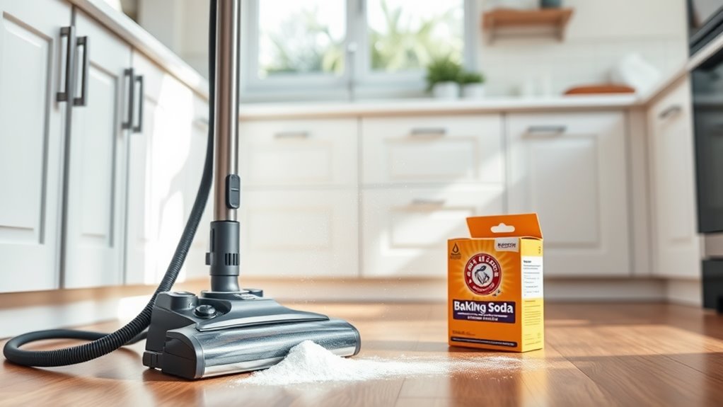 vacuuming baking soda tips