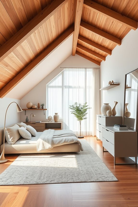 varied heights in bedroom decor