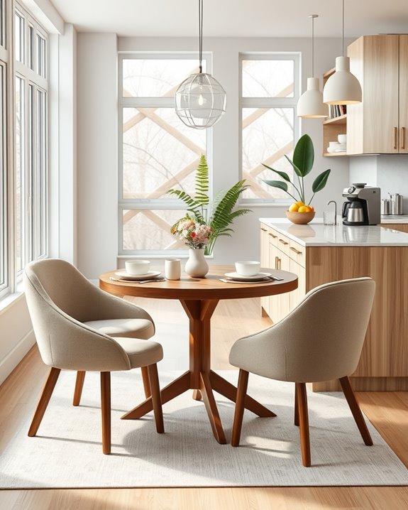 versatile and inviting breakfast space