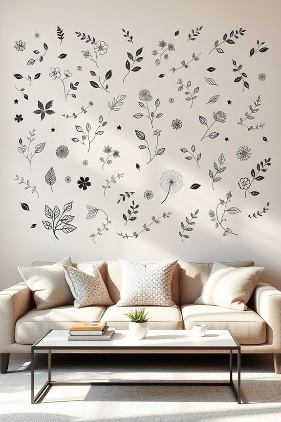 versatile artistic wall decals