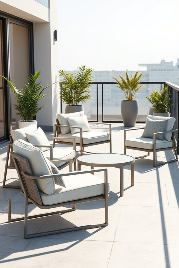 versatile customizable balcony seating
