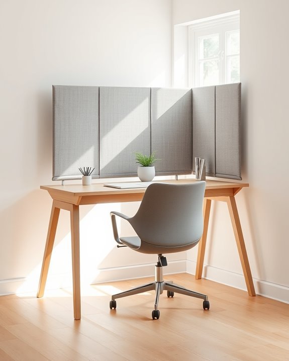 versatile folding screen workspace