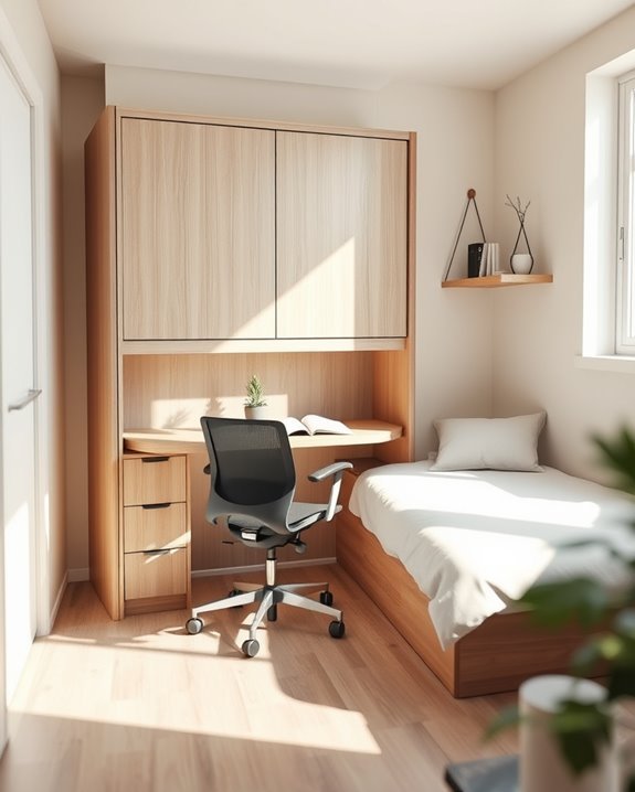 versatile murphy bed desk