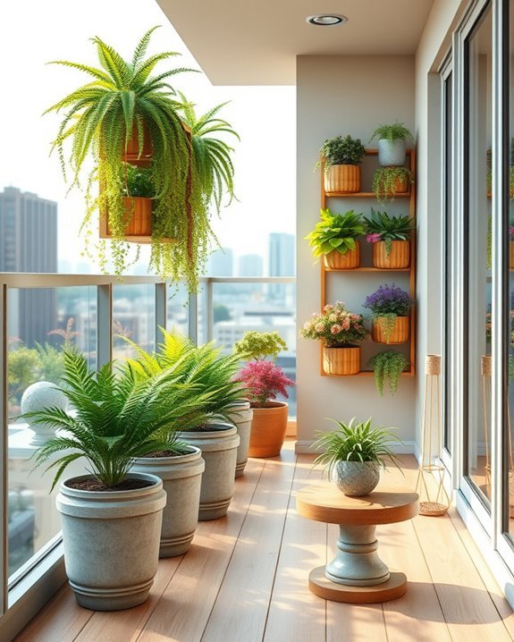 vertical balcony garden design