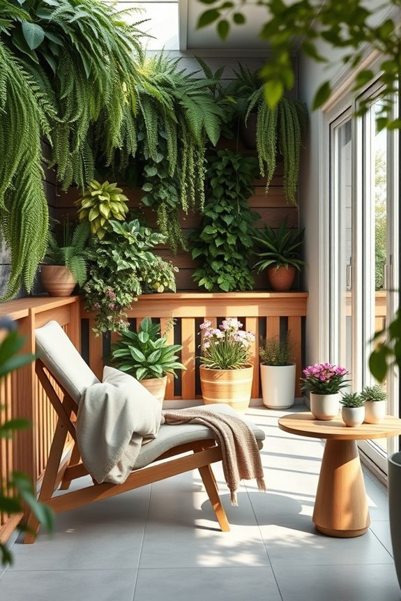 vertical garden balcony retreat