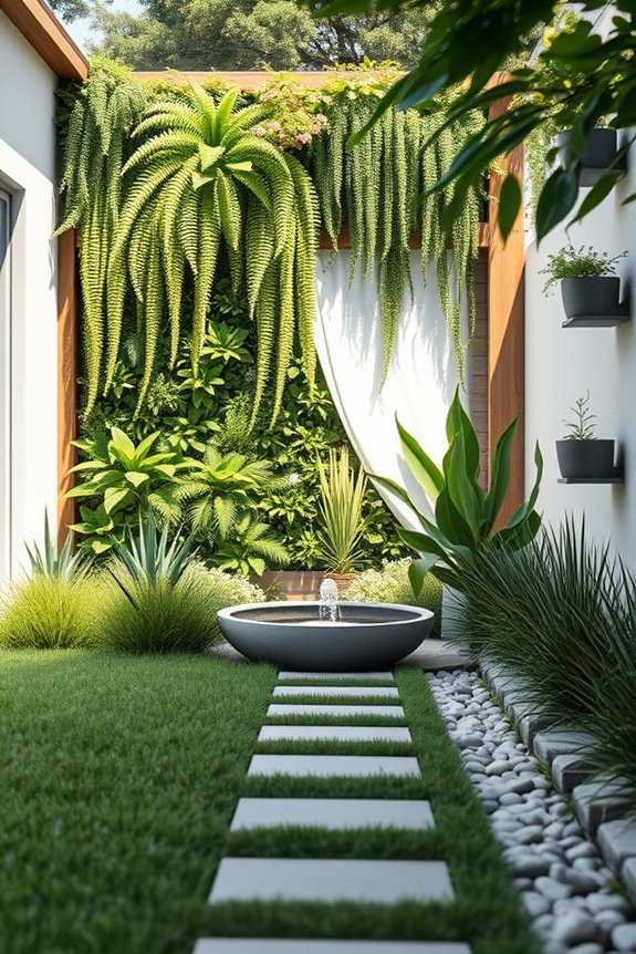 vertical garden wall benefits