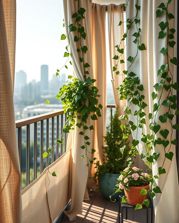 vertical gardens on fabric