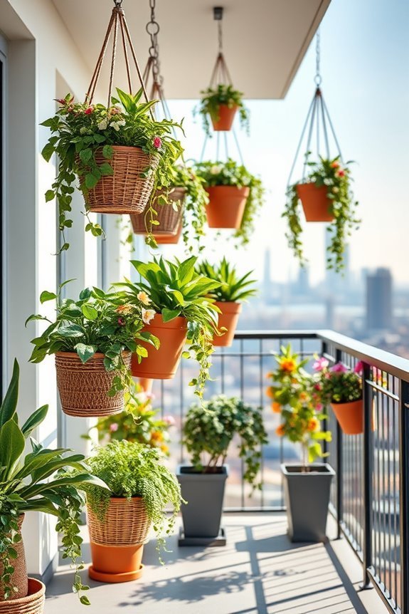 vertical hanging planter style