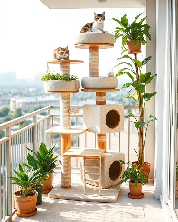 vertical playtime for cats