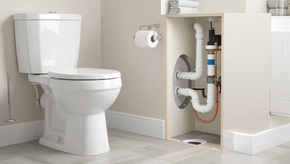 vertical roof connected plumbing vent
