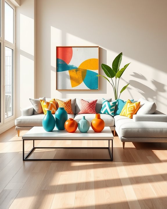 vibrant accessories transform spaces