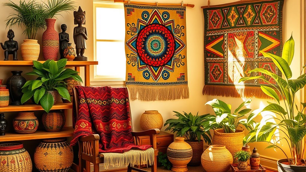vibrant african home decor