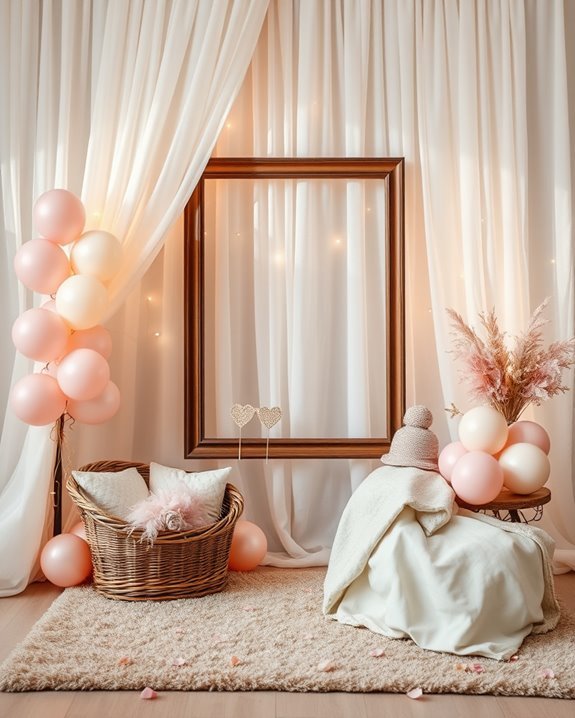 vibrant anniversary photo booth