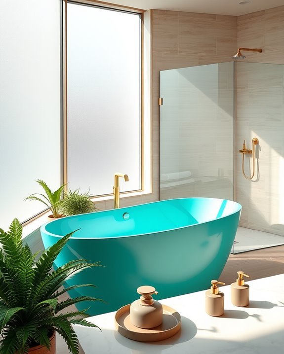 vibrant bathtubs enhance bathrooms