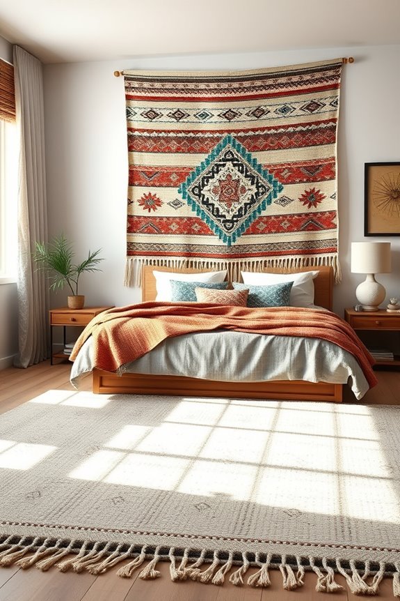 vibrant bohemian bedroom decor