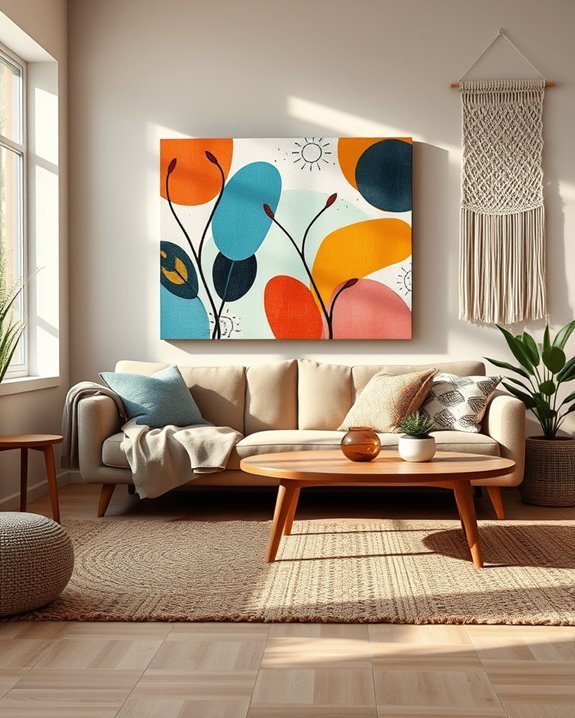 vibrant canvas paintings energize