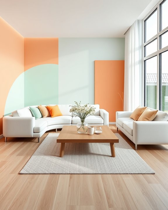 vibrant color blocking techniques