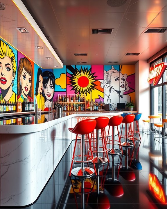 vibrant creative bar aesthetics