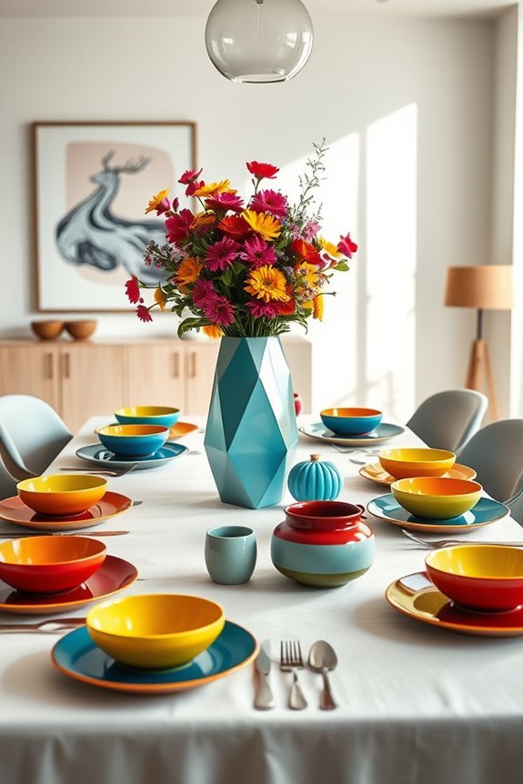 vibrant creative dining experience