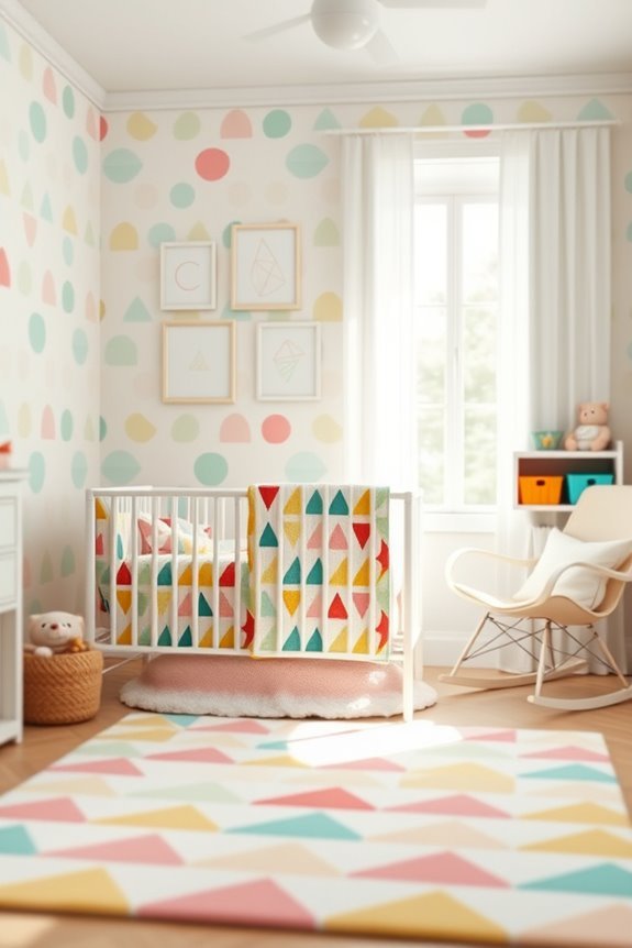 vibrant geometric patterns energize