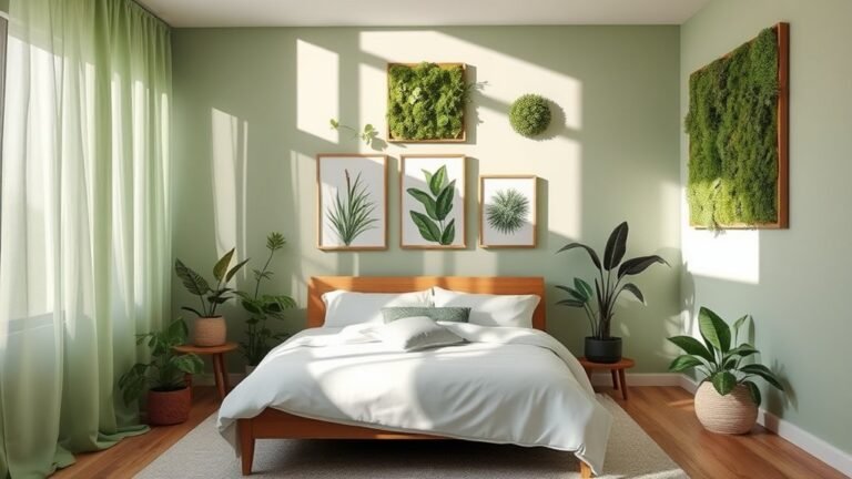 vibrant green bedroom decor