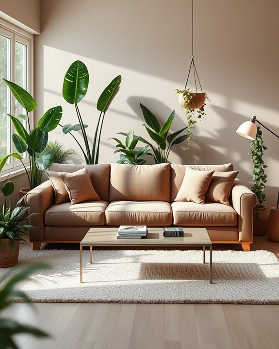 vibrant indoor plant oasis