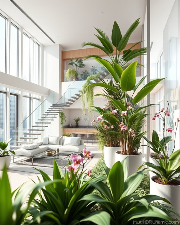 vibrant indoor vertical gardens