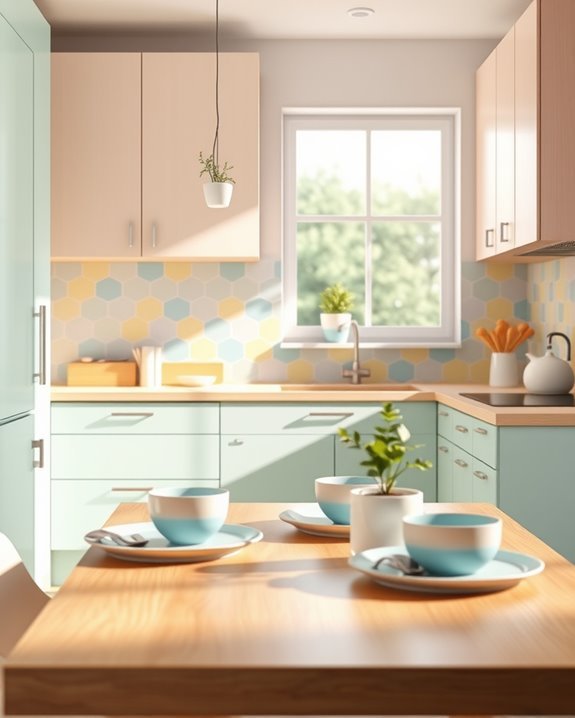 vibrant kitchen color experimentation