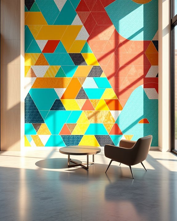 vibrant mosaic tile designs
