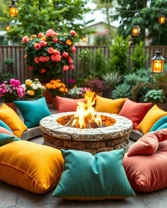 vibrant outdoor gathering spot