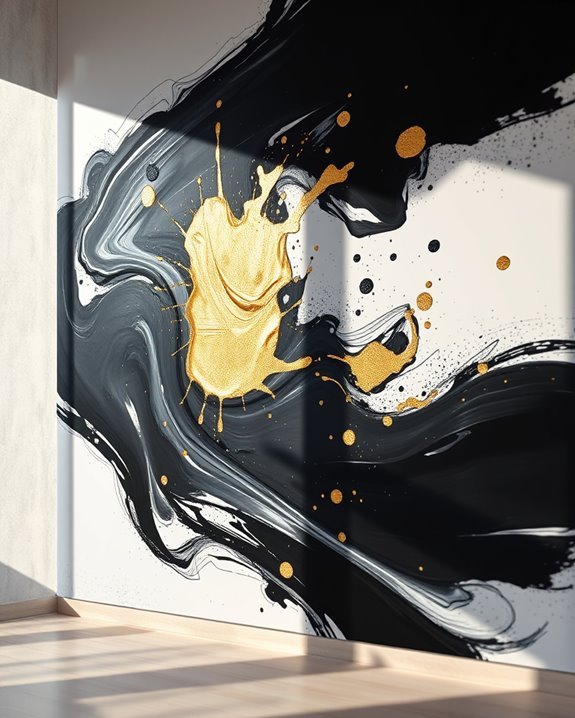 vibrant paint splash techniques