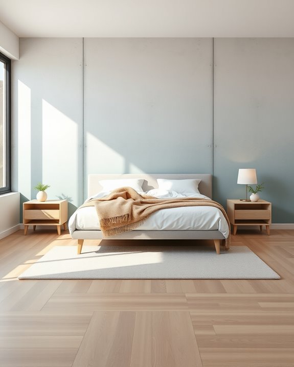 vibrant painted concrete retreat