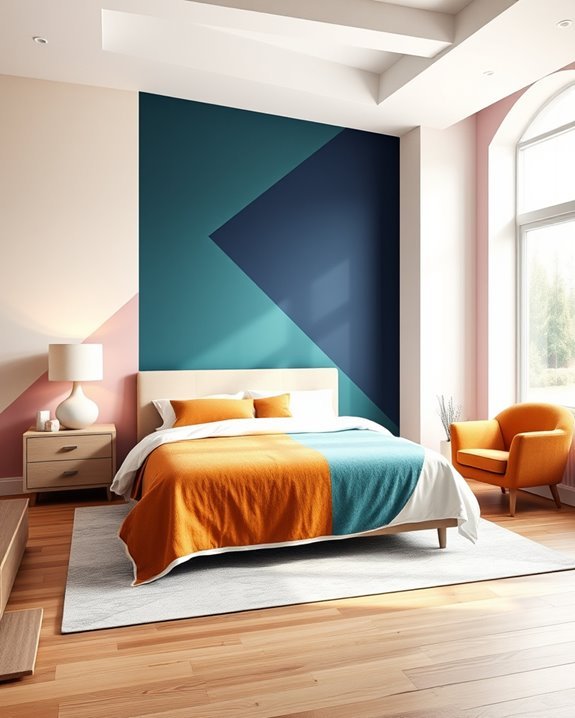 vibrant personalized bedroom design