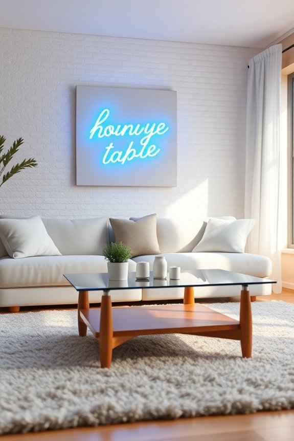 vibrant personalized neon decor