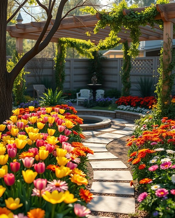 vibrant seasonal flower arrangements