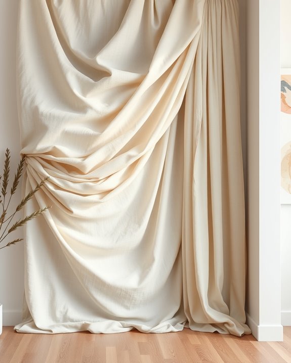 vibrant textile wall design