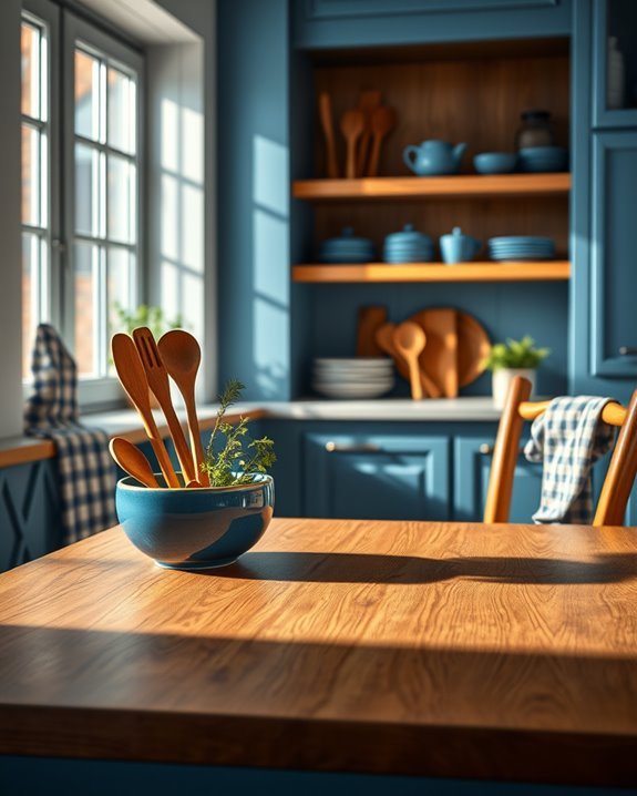 vibrant utensils natural warmth