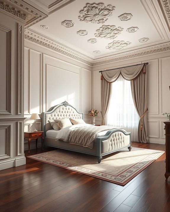 victorian molding bedroom elegance