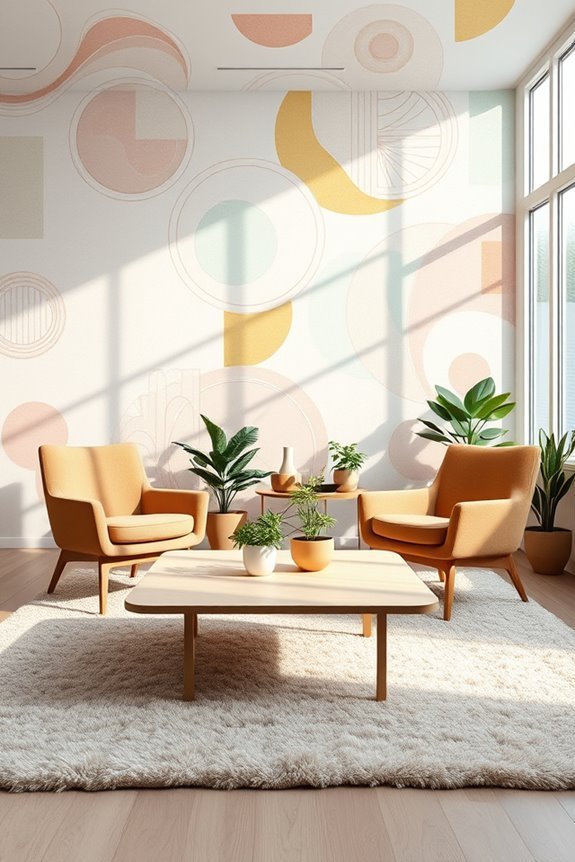 vintage abstract design revival