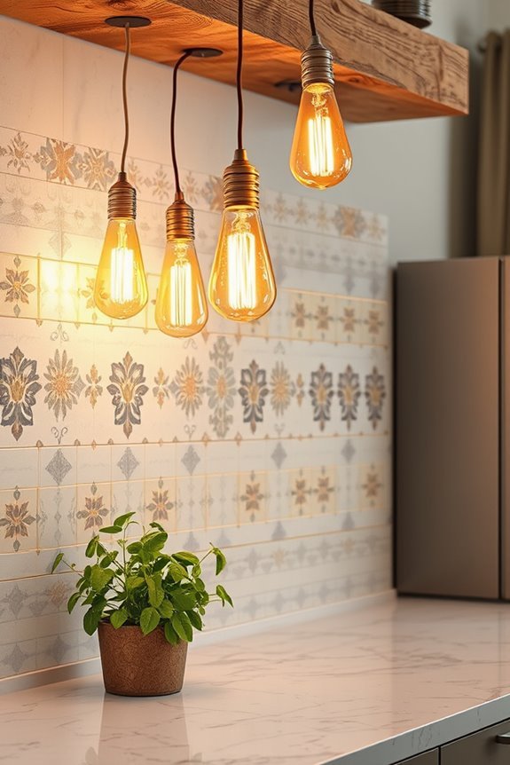vintage bulbs cozy ambiance