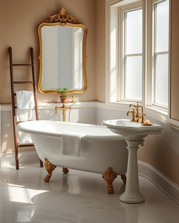 vintage charm bathroom fixtures