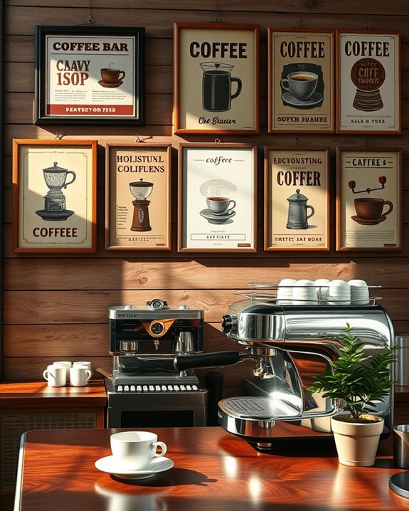 vintage charm coffee decor