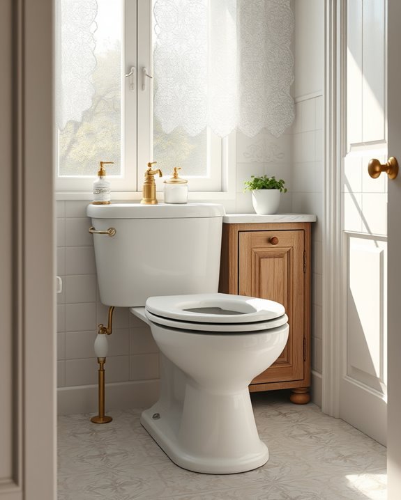 vintage charm for bathrooms