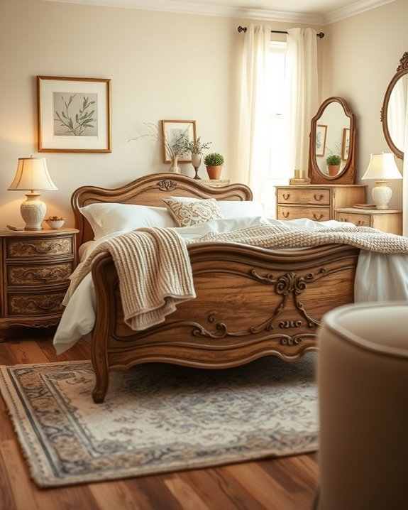 vintage charm for bedrooms