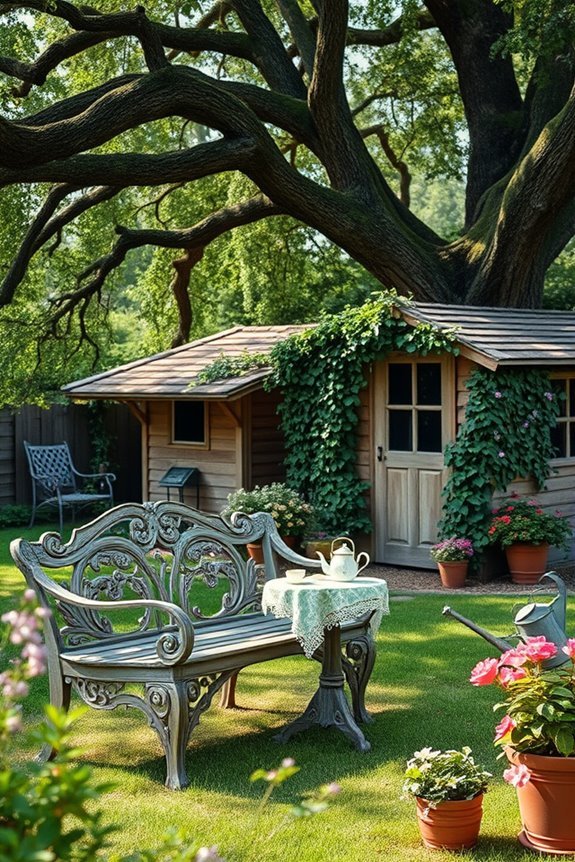 vintage charm for gardens