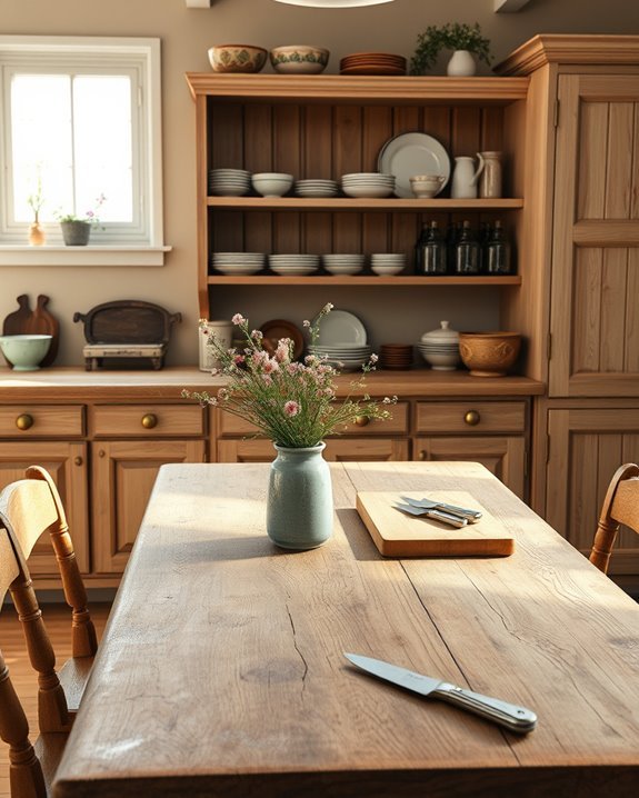 vintage charm in kitchens