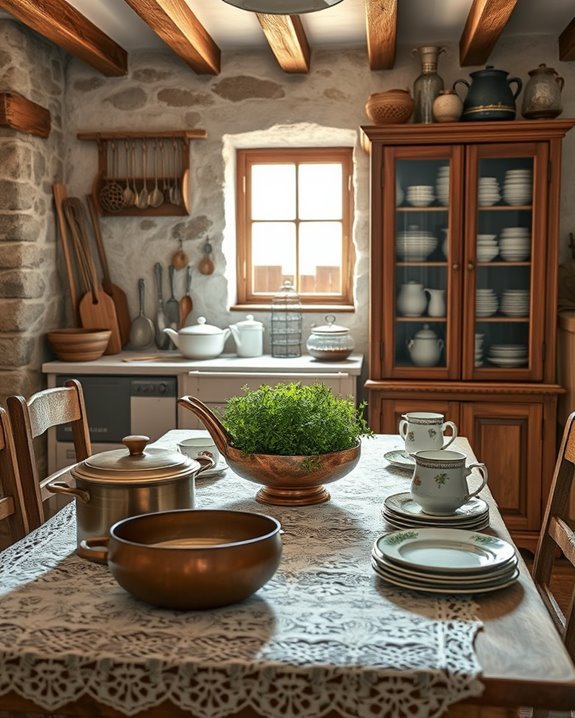 vintage charm in kitchens