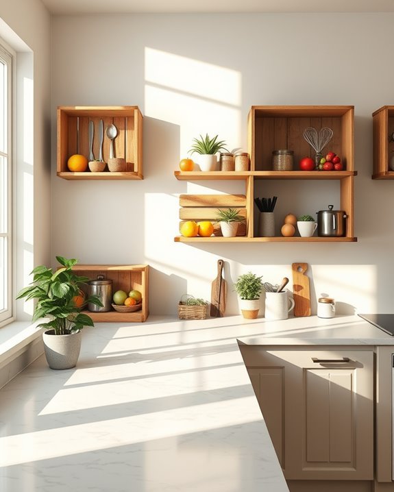 vintage crates for storage