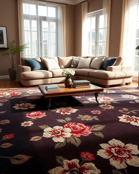 vintage dark floral elegance